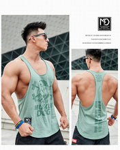 Load image into Gallery viewer, MuscleDog Stringer Y-Back Muscle Workout Tank Top