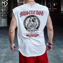 Load image into Gallery viewer, MuscleDog Monogramed M Muscle T-Shirt