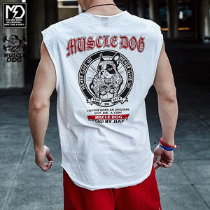 MuscleDog Monogramed M Muscle T-Shirt