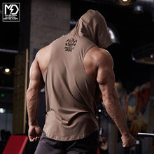 Load image into Gallery viewer, MuscleDog Workout Sleeveless Hoodie