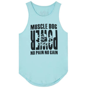 MuscleDog Men's Quick Dry Sport Tank Top for Bodybuilding Gym Athletic Training Tank