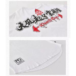 MuscleDog “Sengoku Situation” Chinese Character Half-sleeve shirt