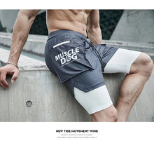 Load image into Gallery viewer, MuscleDog Two-piece Tight fitting Running Shorts