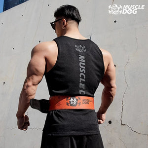 MuscleDog & AMP Leather Training Belt