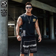 Load image into Gallery viewer, MuscleDog Monogramed M Muscle T-Shirt