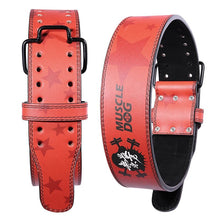 Load image into Gallery viewer, MuscleDog &amp; AMP Leather Training Belt