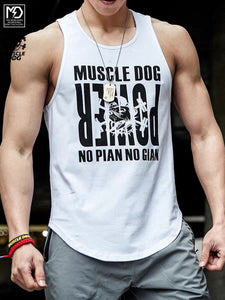 MuscleDog Men's Quick Dry Sport Tank Top for Bodybuilding Gym Athletic Training Tank