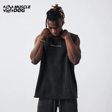 Load image into Gallery viewer, MuscleDog Washed Tank-top
