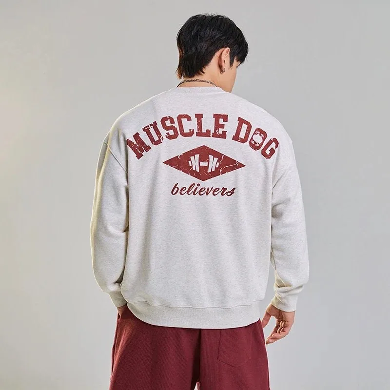 Muscle Dog Crew Neck Sweatshirt — view 4