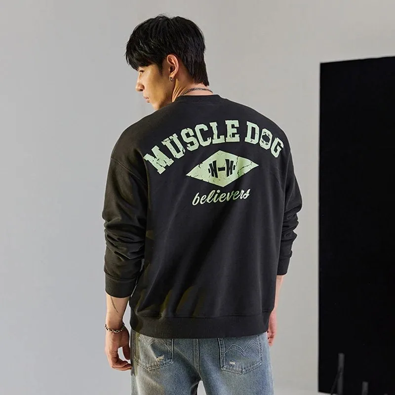 Muscle Dog Crew Neck Sweatshirt — view 5