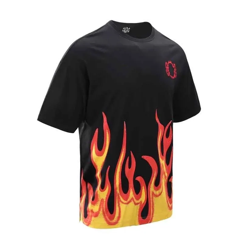 MuscleDog Flame Print Shirt — view 5