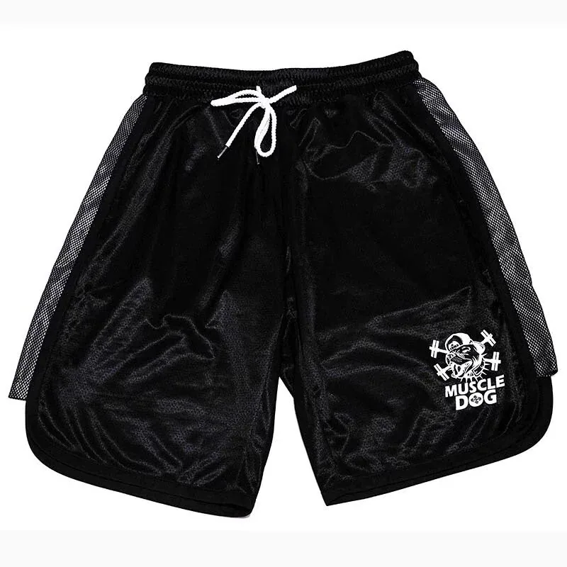 MuscleDog Knee Length Workout Shorts — view 4