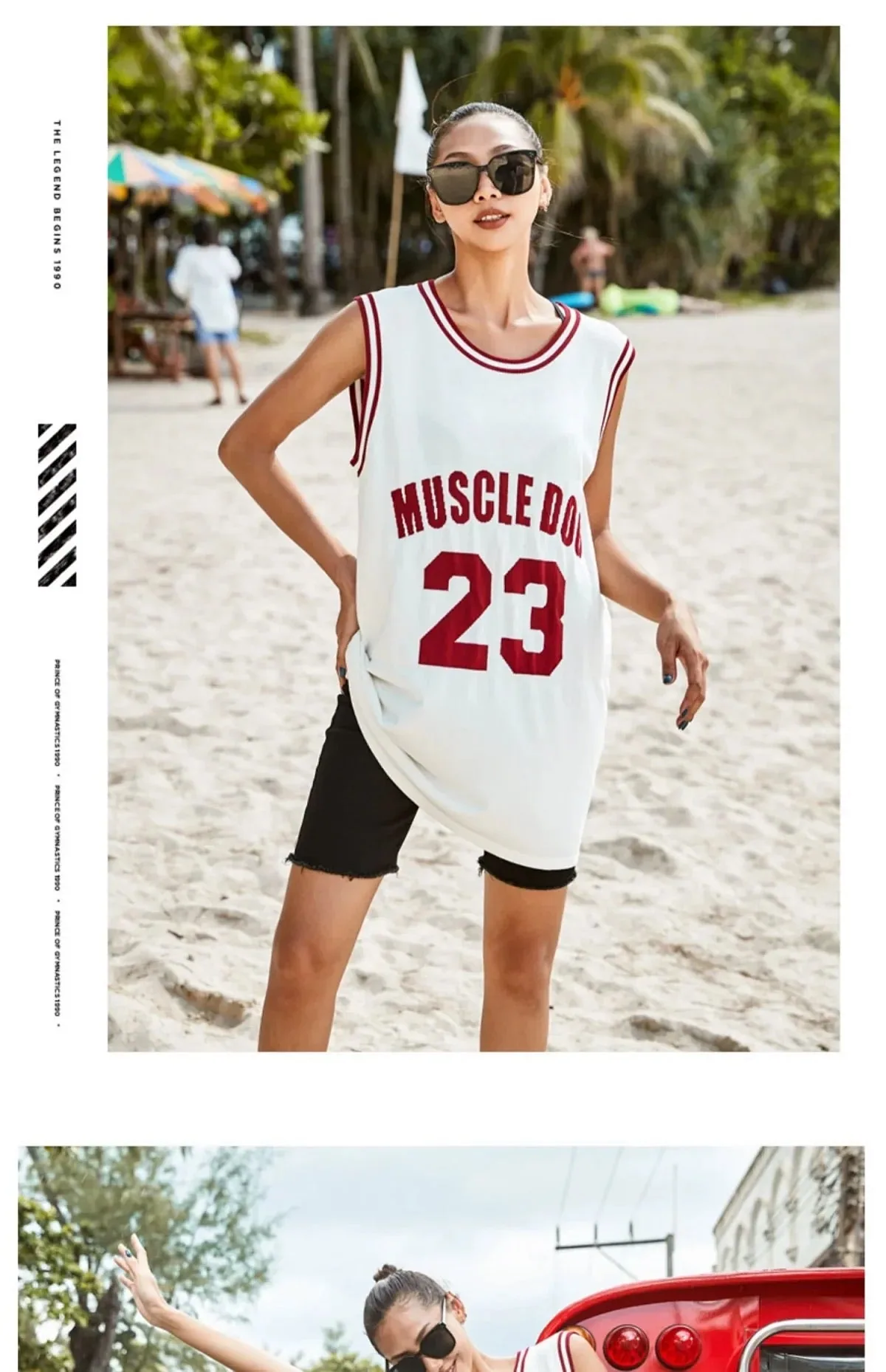 MuscleDog lady’ Basketball Jersey (One size) — view 4