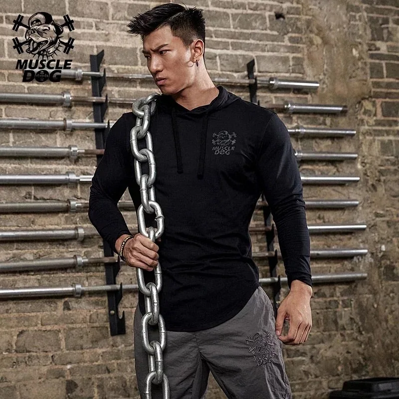 MuscleDog Men’s LongSleeve Hoodie — view 2