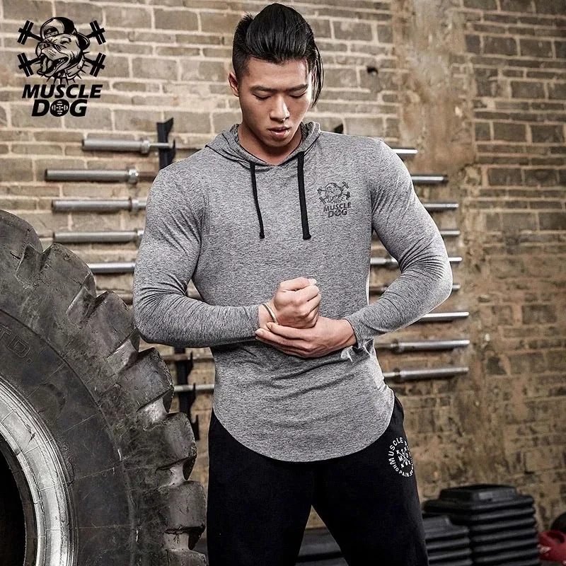 MuscleDog Men’s LongSleeve Hoodie — view 4