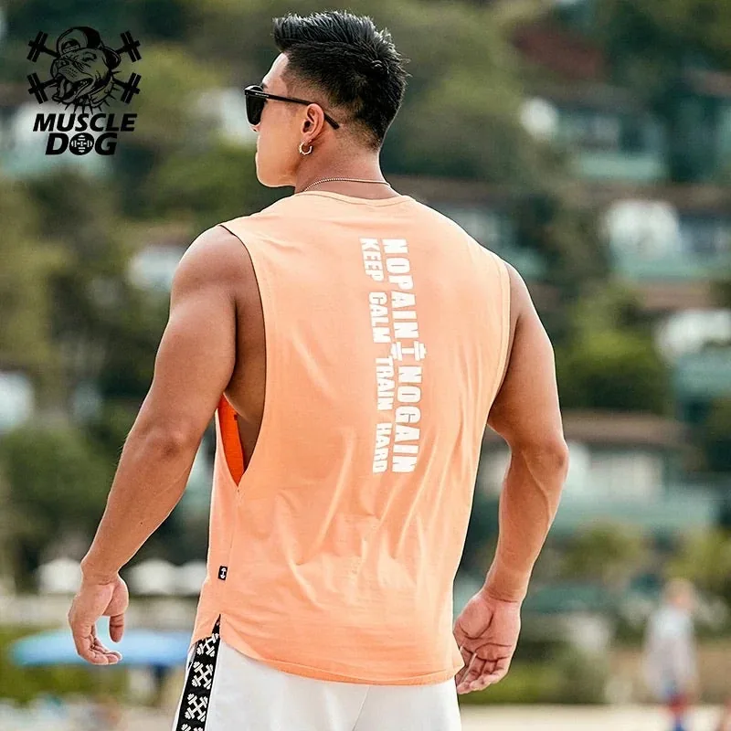 MuscleDog Men’s Wide Sleeveless Shirt — view 2
