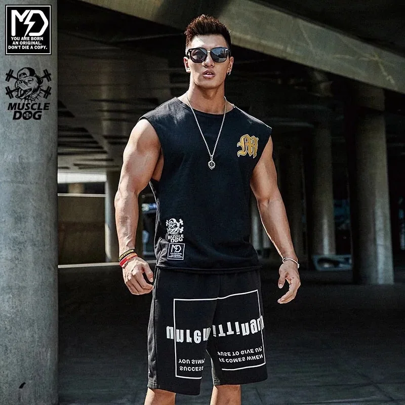 MuscleDog Monogramed M Muscle T-Shirt — view 3