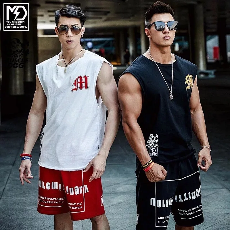 MuscleDog Monogramed M Muscle T-Shirt — view 4