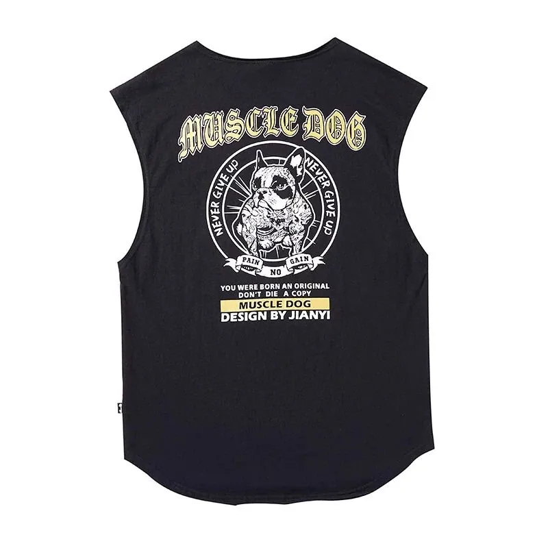 MuscleDog Monogramed M Muscle T-Shirt — view 5