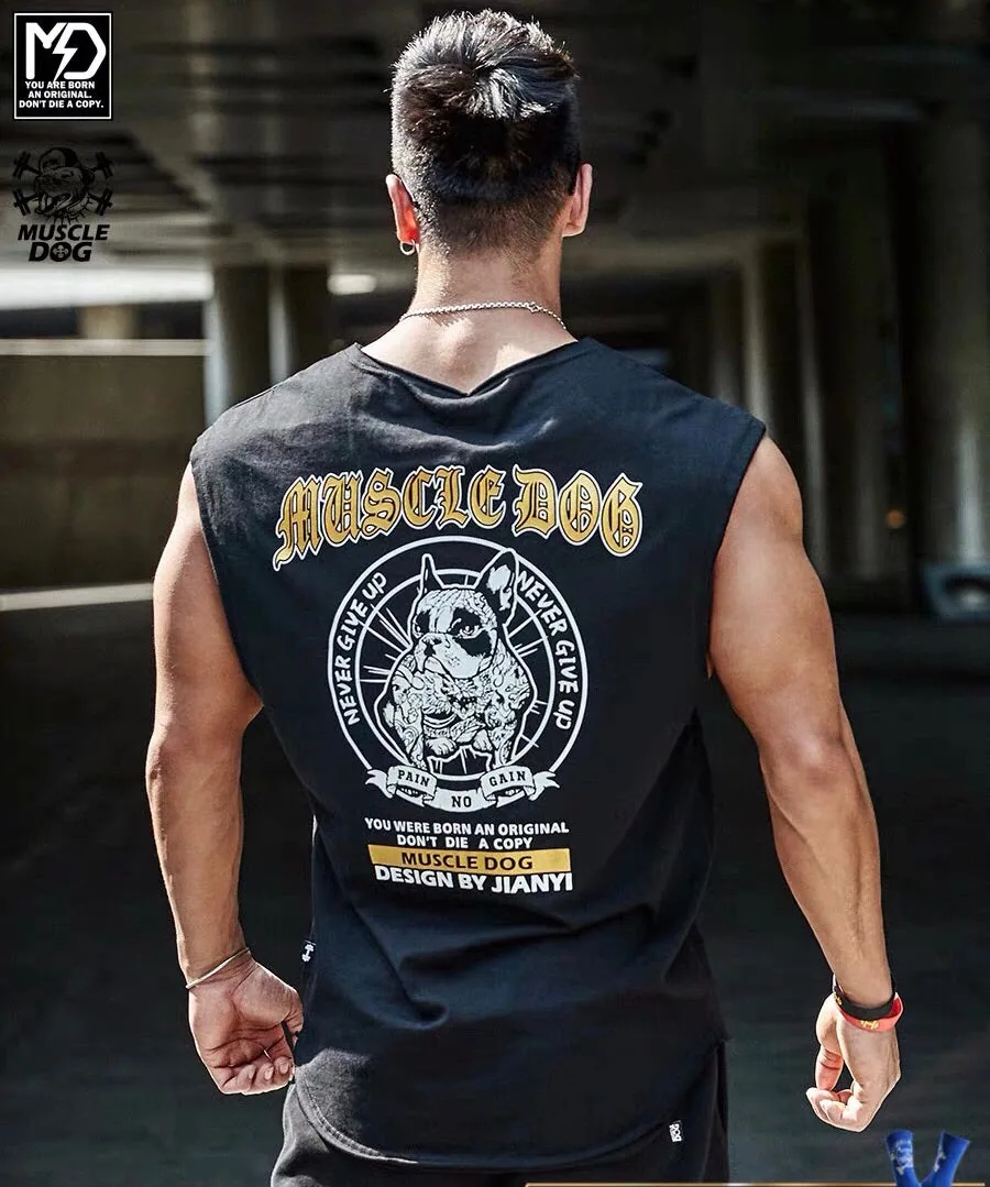 MuscleDog Monogramed M Muscle T-Shirt