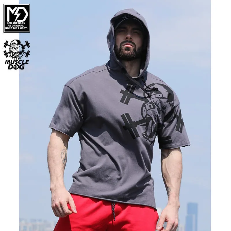 MuscleDog Short Sleeve Hoodie — view 4