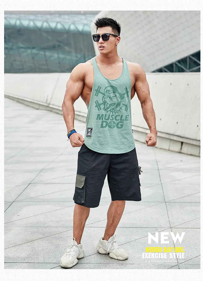 MuscleDog Stringer Y-Back Muscle Workout Tank Top — view 6