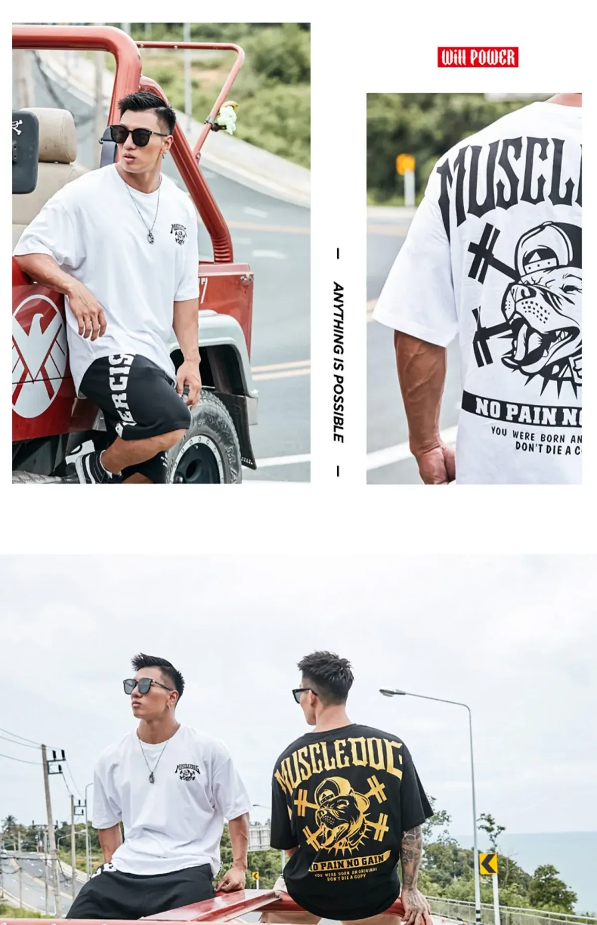MuscleDog Trendy Big T — view 6