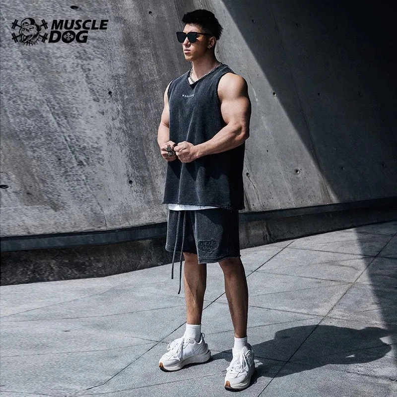 MuscleDog Washed Tank-top — view 5