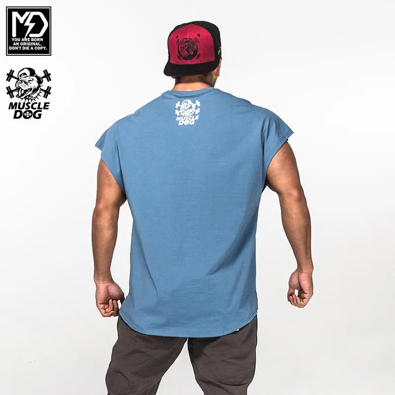MuscleDog Will Power Cap Sleeve Workout T-Shirt — view 2