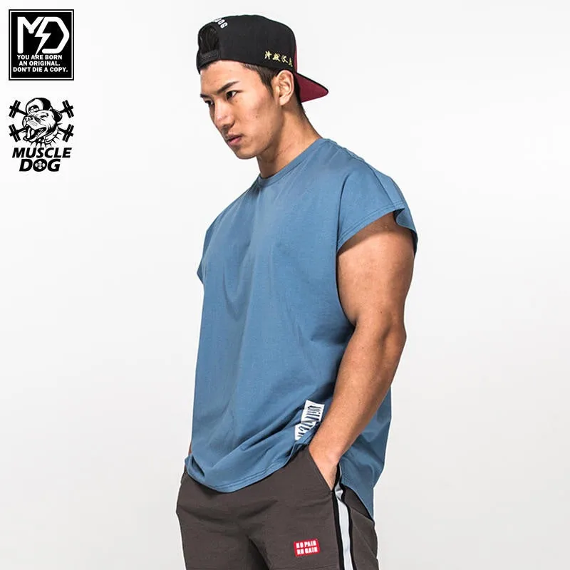 MuscleDog Will Power Cap Sleeve Workout T-Shirt — view 4