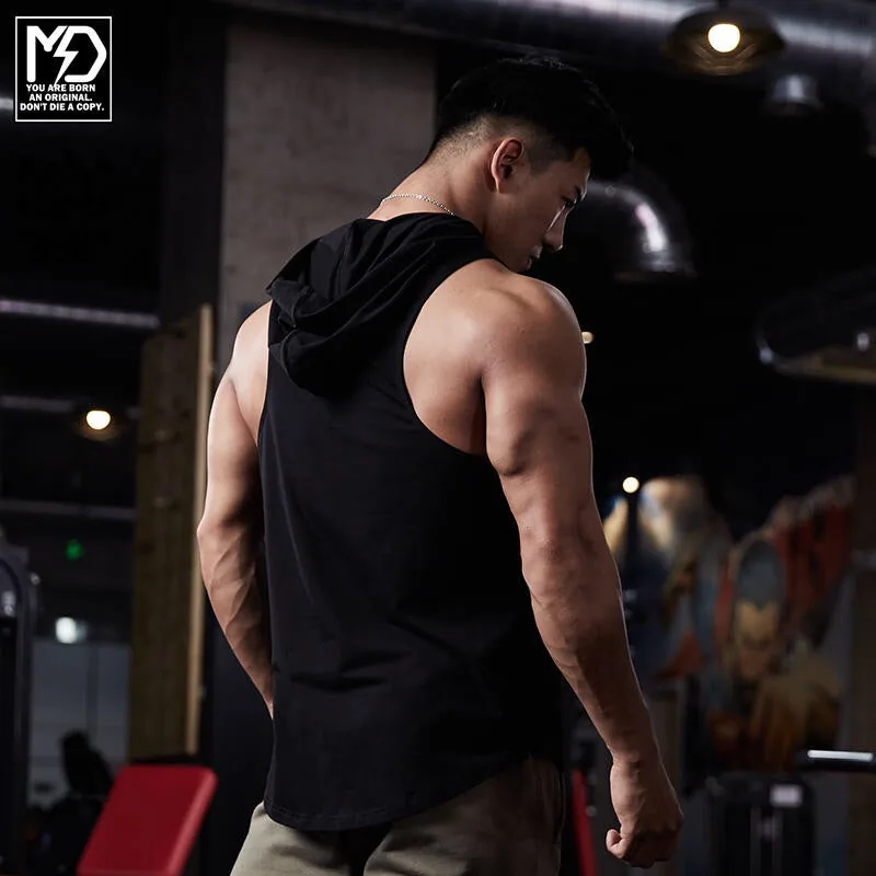 MuscleDog Workout Sleeveless Hoodie — view 3