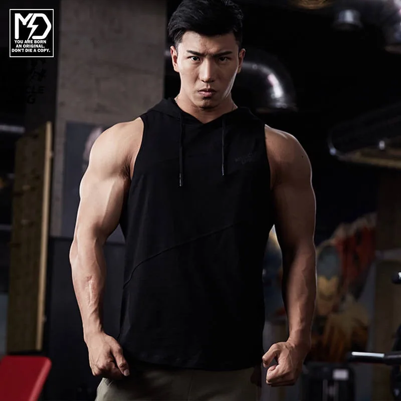 MuscleDog Workout Sleeveless Hoodie — view 4