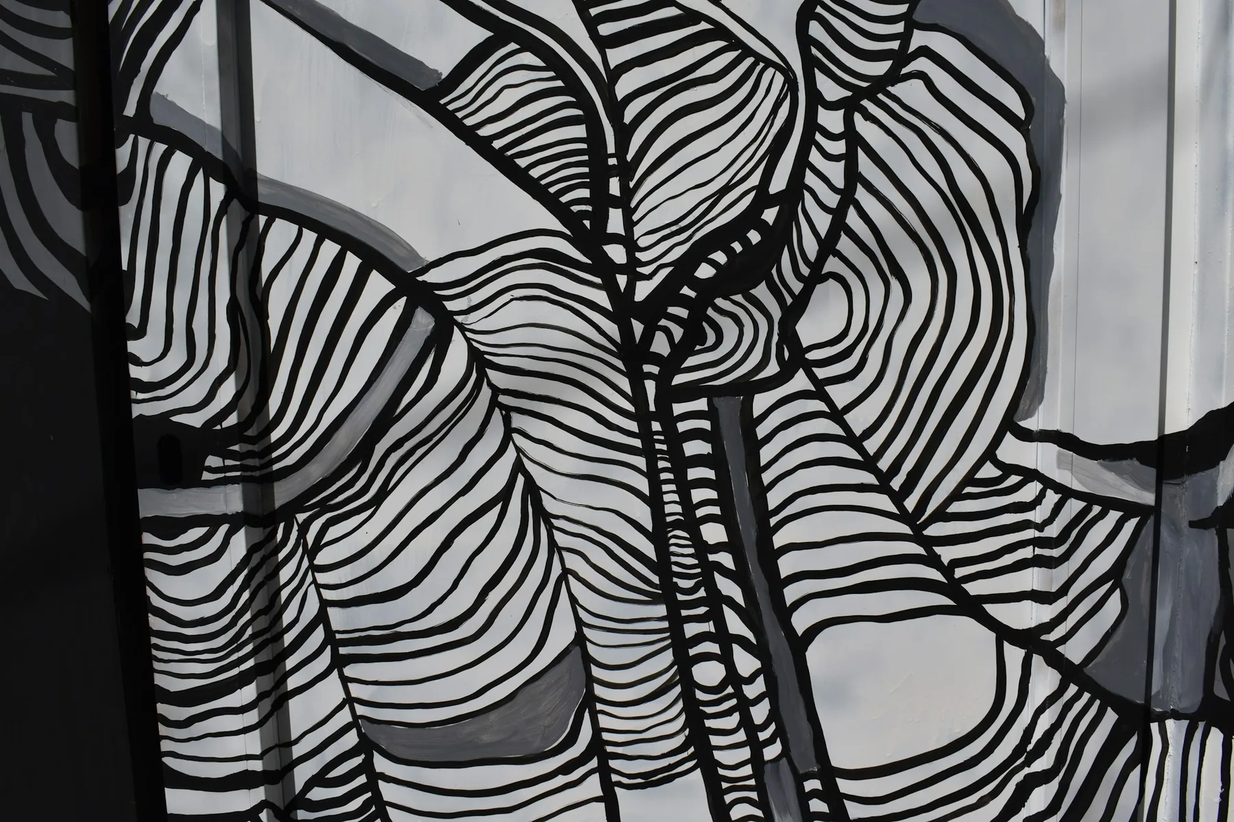 Macro detail of a dark textured knit