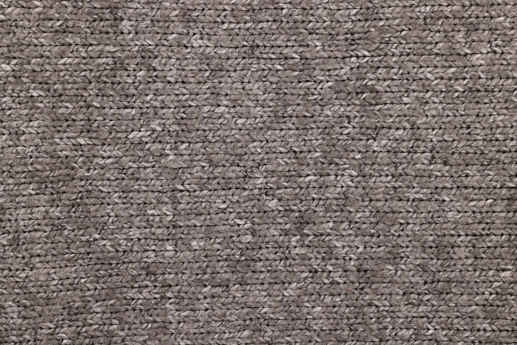 Close detail of a mid-weight grey jersey knit