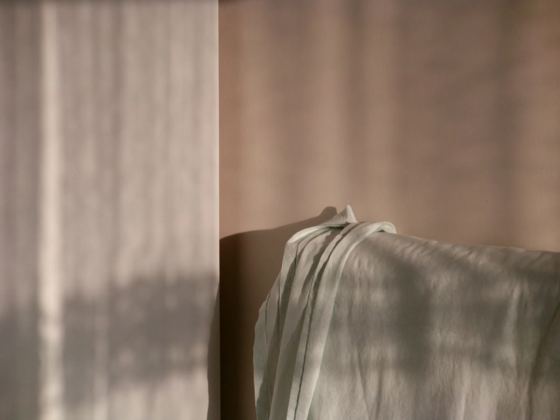 Soft cloth draped in low light